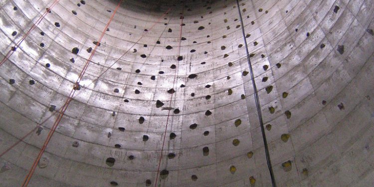 Inside the silo