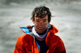 David Lama posing for a portrait.