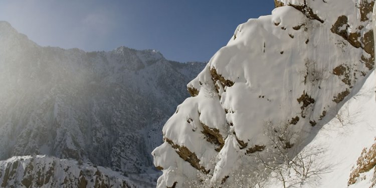 Ice climbing Utah