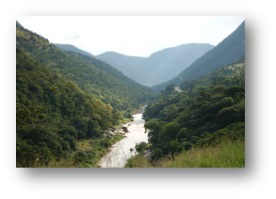 illustration African mountains Marchant