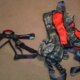 Climbing harness for hunting