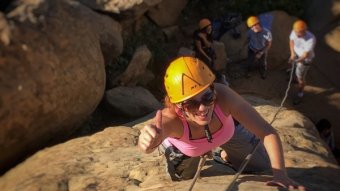 rock climb, climbing class, los angeles, joshua tree, california, climbing